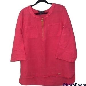 Ellen Tracy Linen Tunic